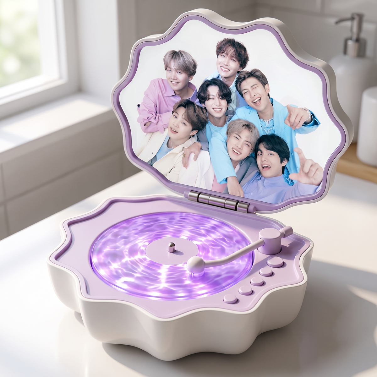ARMY Ocean BTS shell speaker